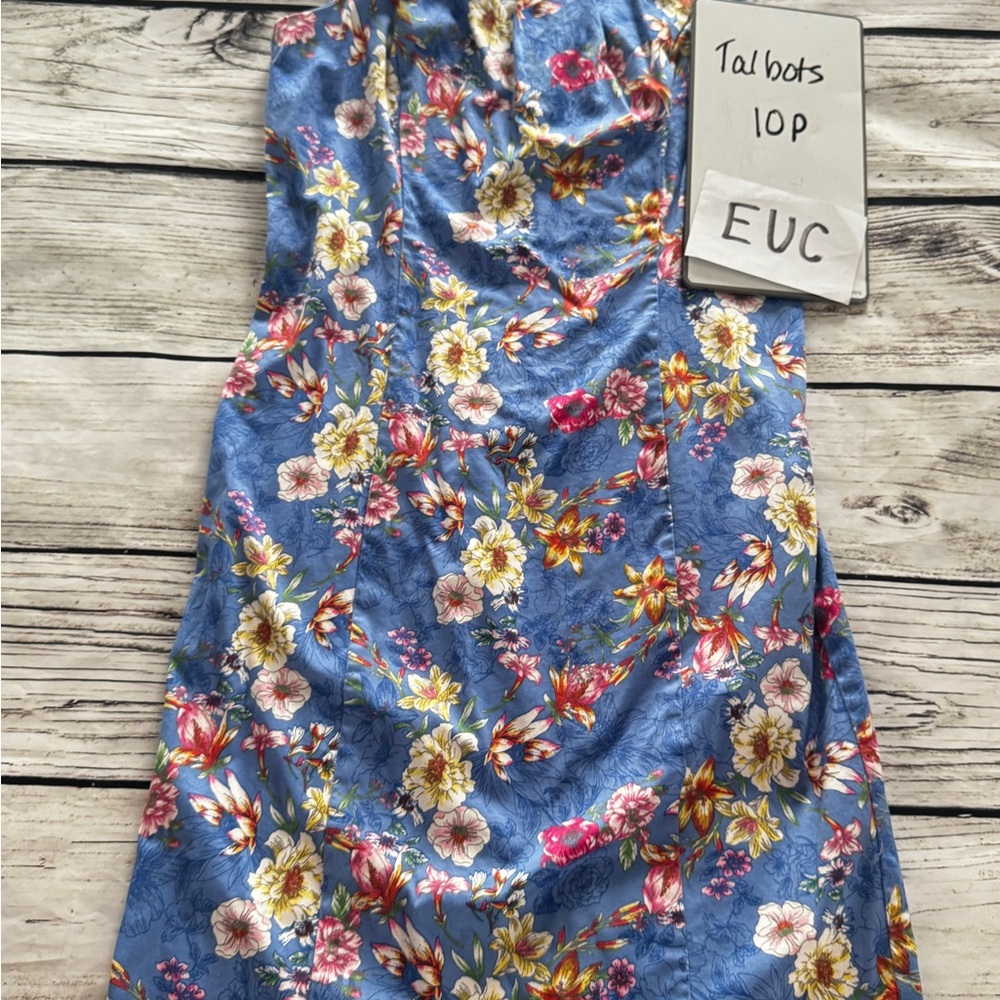 Floral Blue Dress